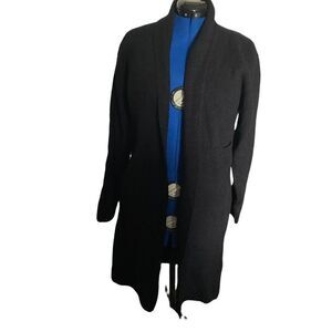 HOMELEX, Women’s Black‎ Open Front Sweater/Cardigan Size Medium, Two pockets